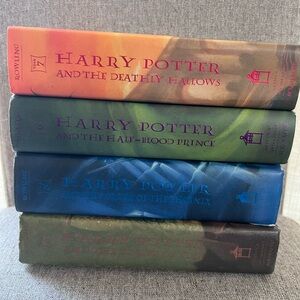 Harry Potter Hardcover Book Set - Multicolor 4-7 books